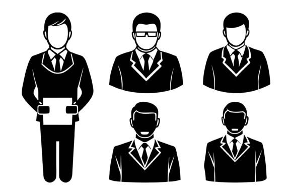 Employee Icon Set: Practical Illustrations for Everyday Professional Use