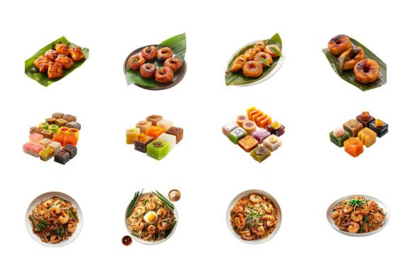 From Wok to Art: How Chow Mein Noodles and Prawn Inspire Premium AI EPS Illustrations