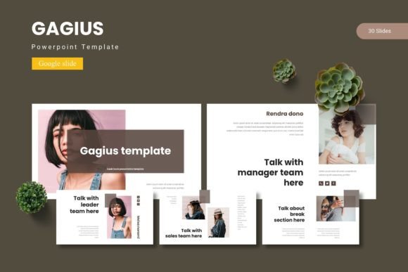 Gagius Google Slide Template: A Versatile Presentation Solution