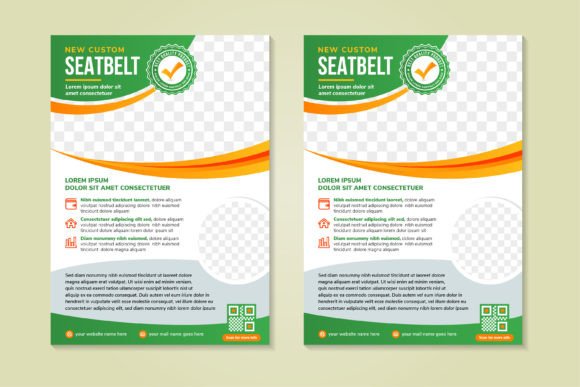 New Custom Vertical Flyer for Seatbelt Safety Design